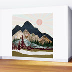 Retro Autumn Vista Wall Mural Gallery Image 2