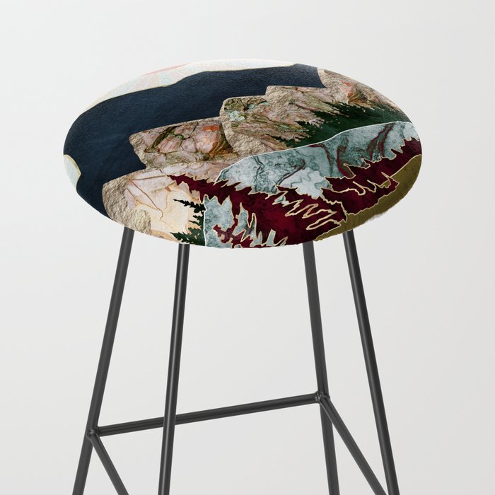 Retro Autumn Vista Stool Gallery Image 2
