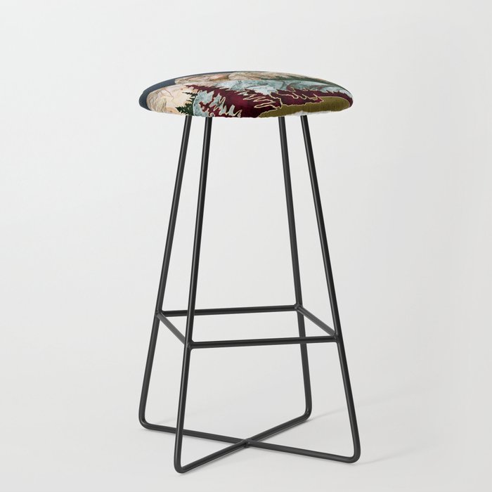 Retro Autumn Vista Stool Gallery Image 1