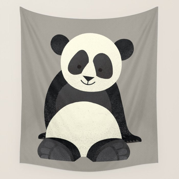 Whimsy Giant Panda Wall Tapestry Gallery Image 1