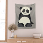 Whimsy Giant Panda Wall Tapestry Gallery Image 2