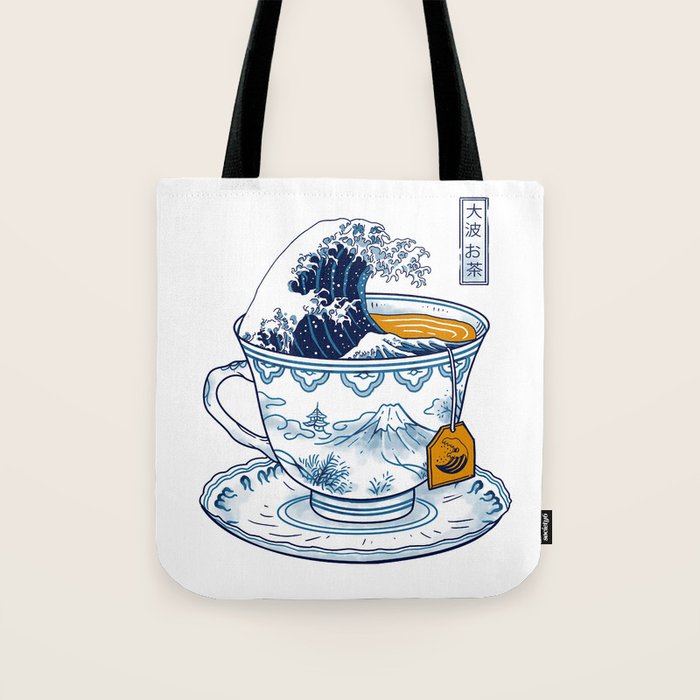 The Great Kanagawa Tee Tote Bag Gallery Image 1