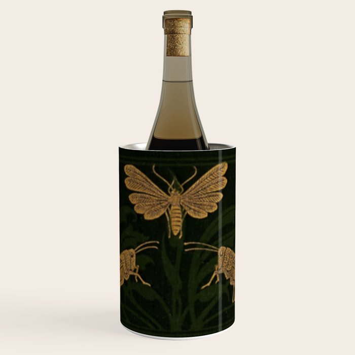 Art Nouveau Insects Wine Chiller Gallery Image 1