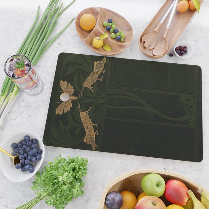 Art Nouveau Insects Cutting Board Gallery Image 2