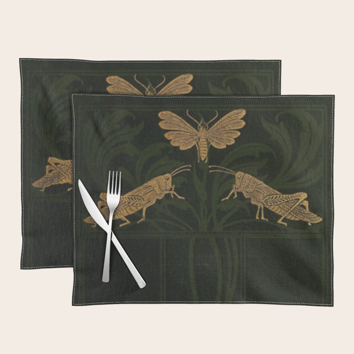 Art Nouveau Insects Placemat Gallery Image 1
