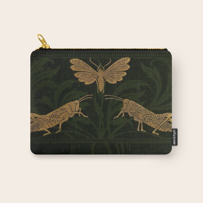 Art Nouveau Insects Carry All Pouch Gallery Image 1