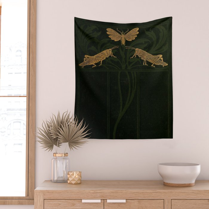 Art Nouveau Insects Wall Tapestry Gallery Image 2