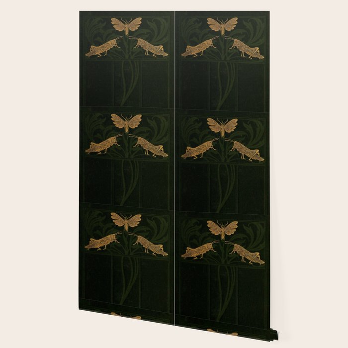 Art Nouveau Insects Wallpaper Gallery Image 2