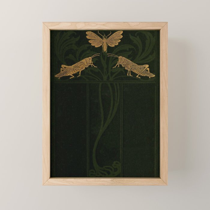 Art Nouveau Insects Mini Art Print Gallery Image 1