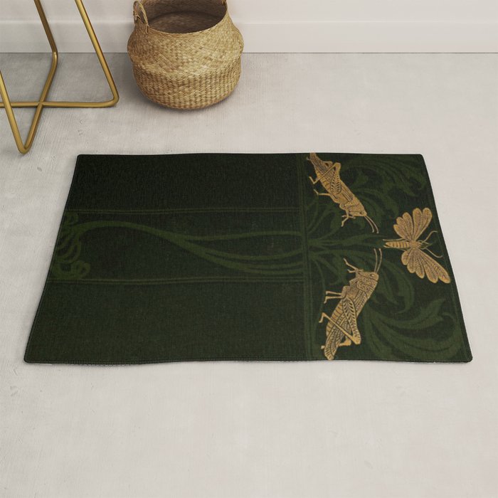 Art Nouveau Insects Rug Gallery Image 1