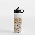 Baby Cheetah - Colorful Water Bottle Gallery Image 1