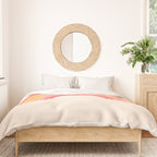 Whimsical Vintage Rainbow Waves Duvet Cover Gallery Image 3