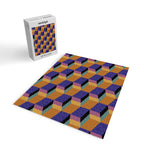 Cuboid Geometric Abstract Shapes Pattern XX Jigsaw Puzzle Gallery Image 2