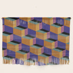 Cuboid Geometric Abstract Shapes Pattern XX Wall Hanging Gallery Image 1