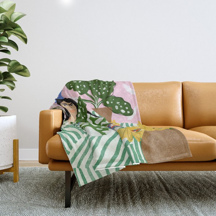 You Left Me Waiting Throw Blanket Gallery Image 1