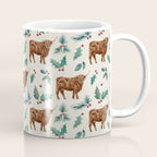 Farm house Christmas Burlap Coffee Mug Gallery Image 1