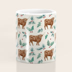 Farm house Christmas Burlap Coffee Mug Gallery Image 4