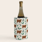 Farm house Christmas Burlap Wine Chiller Gallery Image 2
