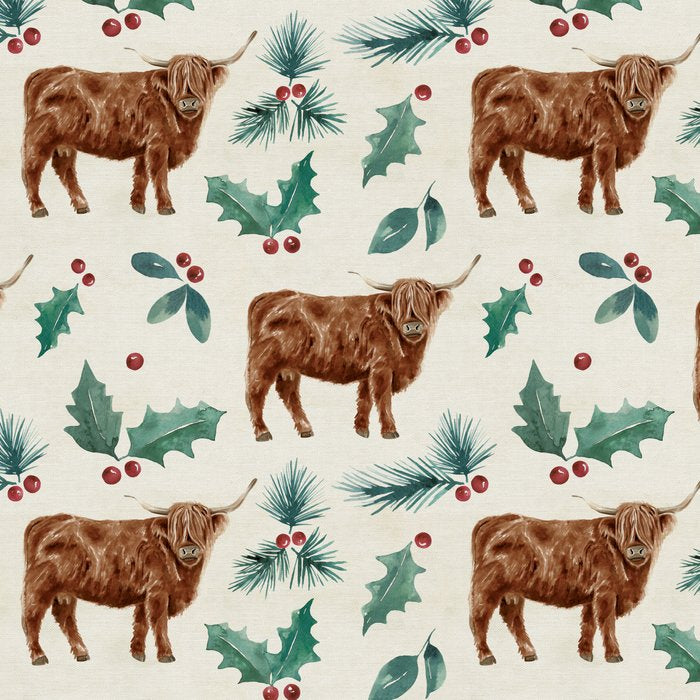 Farm house Christmas Burlap Coffee Mug Gallery Image 2