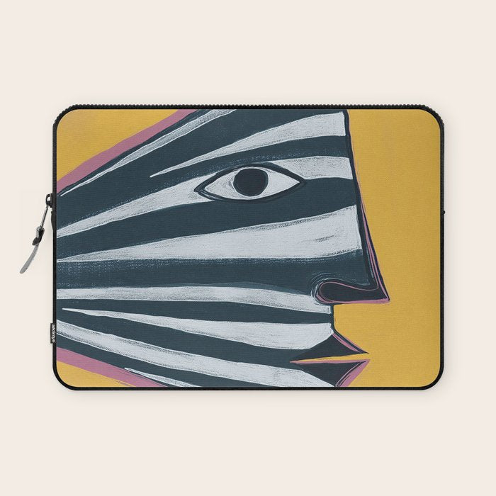Abstract Profile Laptop Sleeve Gallery Image 1