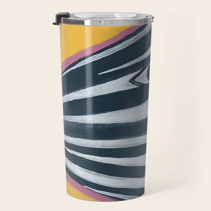Abstract Profile Travel Mug Gallery Image 3