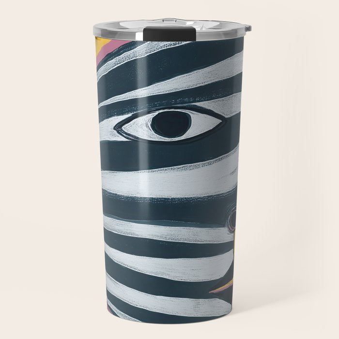 Abstract Profile Travel Mug Gallery Image 1