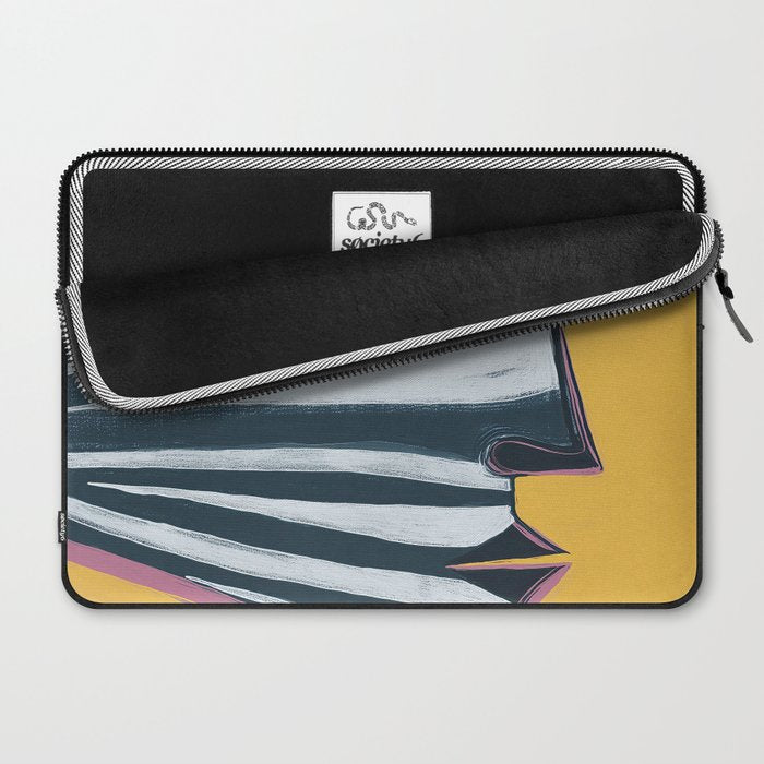 Abstract Profile Laptop Sleeve Gallery Image 2