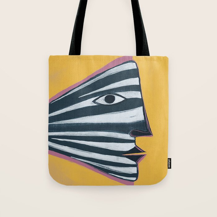 Abstract Profile Tote Bag Gallery Image 1