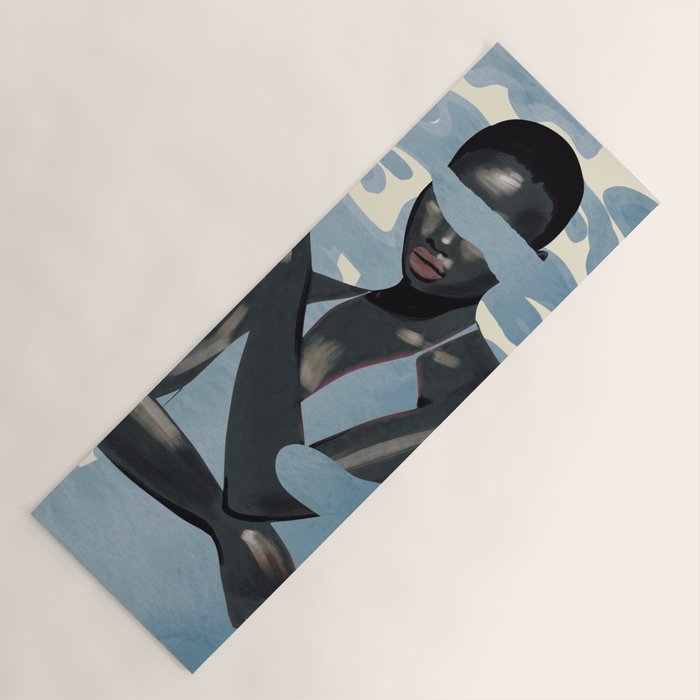 Girl Portrait 26 Yoga Mat Gallery Image 1