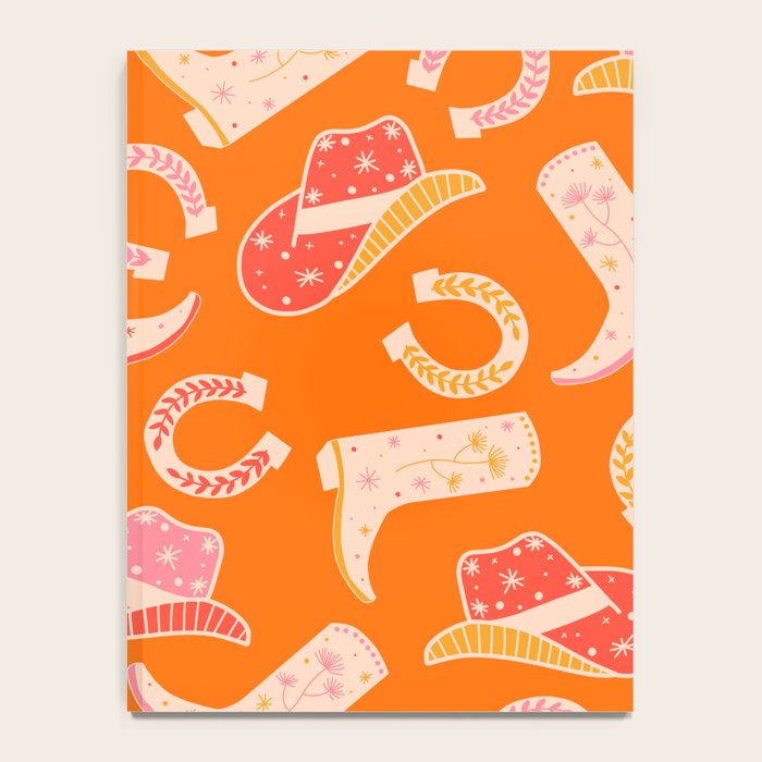 Cowgirl Pattern #cowgirl #cowgirlpattern Notebook Gallery Image 4