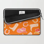 Cowgirl Pattern #cowgirl #cowgirlpattern Laptop Sleeve Gallery Image 2