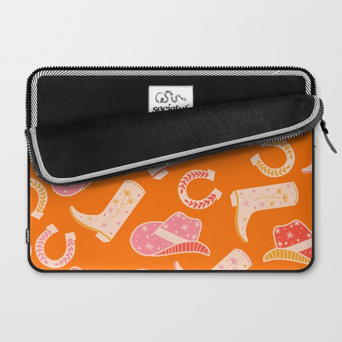 Cowgirl Pattern #cowgirl #cowgirlpattern Laptop Sleeve Gallery Image 2