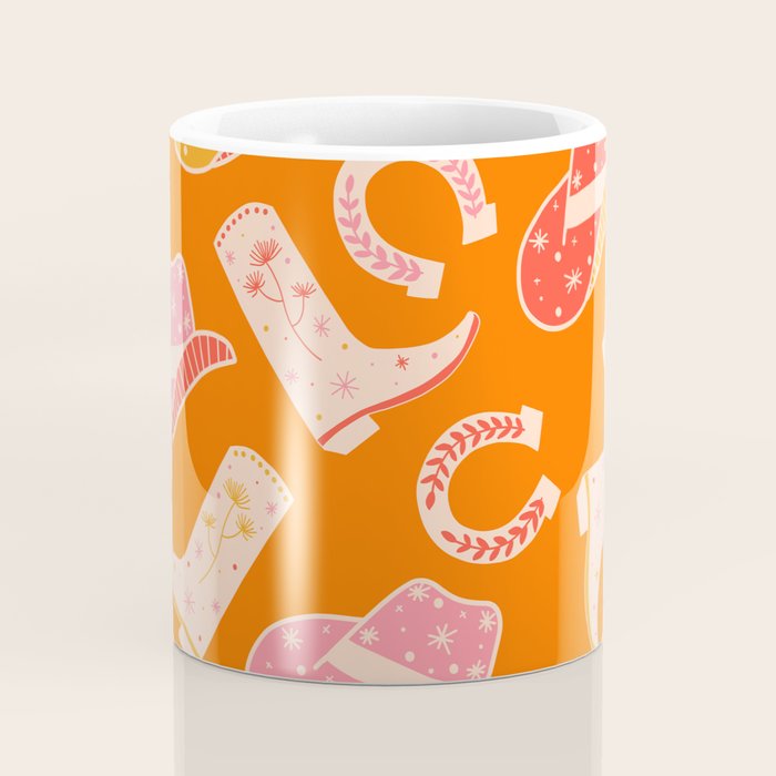 Cowgirl Pattern #cowgirl #cowgirlpattern Coffee Mug Gallery Image 4