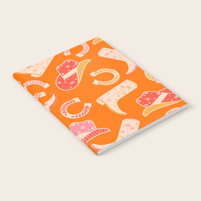 Cowgirl Pattern #cowgirl #cowgirlpattern Notebook Gallery Image 2