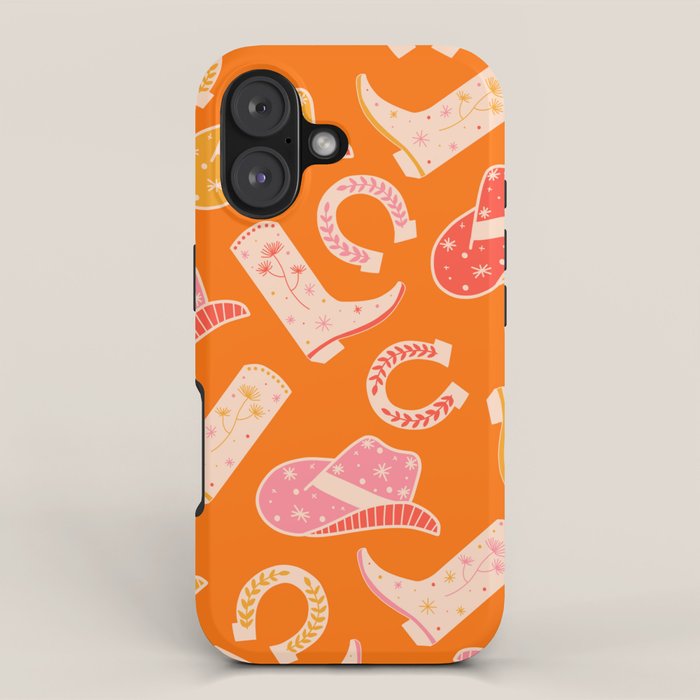 Cowgirl Pattern #cowgirl #cowgirlpattern iPhone Case Gallery Image 1