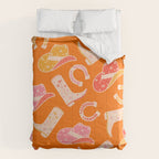 Cowgirl Pattern #cowgirl #cowgirlpattern Comforter Gallery Image 6