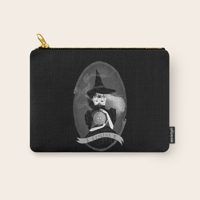 Gemini Witchy Zodiac Carry All Pouch Gallery Image 1