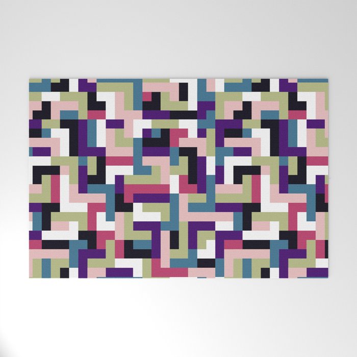 Boho M Tetris PTT Welcome Mat Gallery Image 1