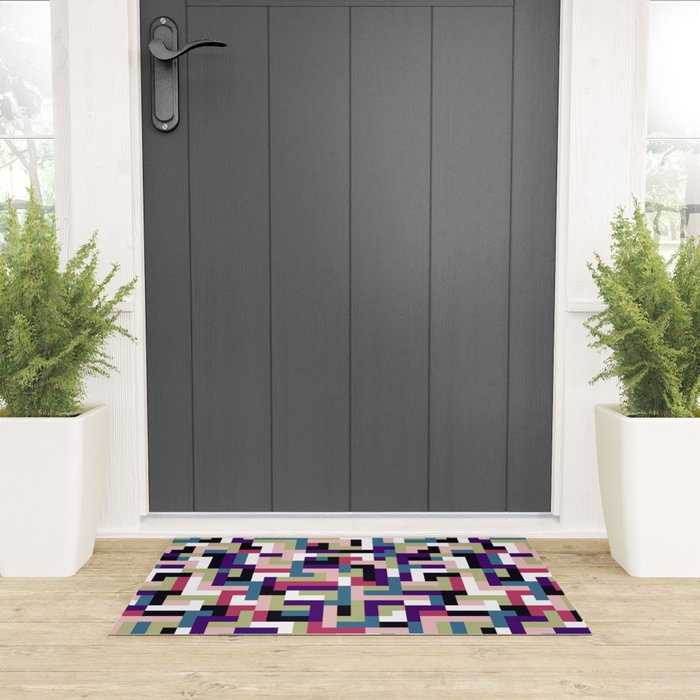 Boho M Tetris PTT Welcome Mat Gallery Image 3