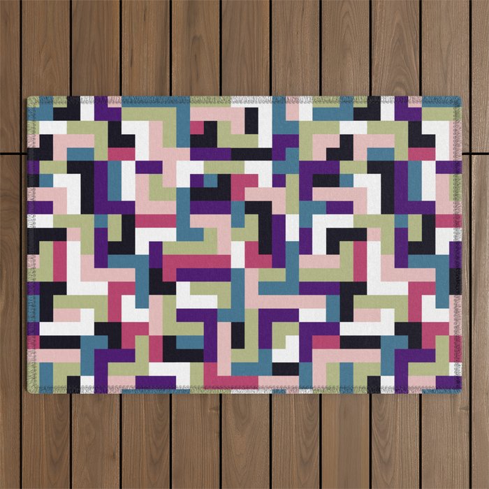 Boho M Tetris PTT Outdoor Rug Gallery Image 1