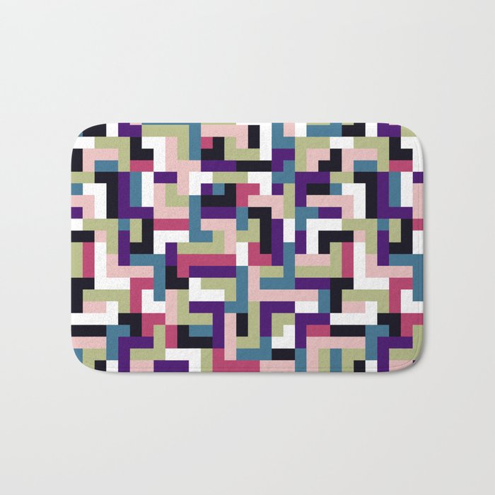 Boho M Tetris PTT Bath Mat Gallery Image 1