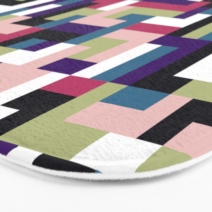 Boho M Tetris PTT Bath Mat Gallery Image 3