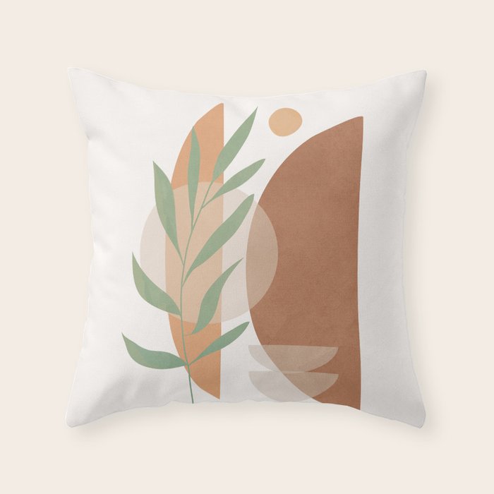 Abstract Rock Geometry 15 Throw Pillow Gallery Image 6