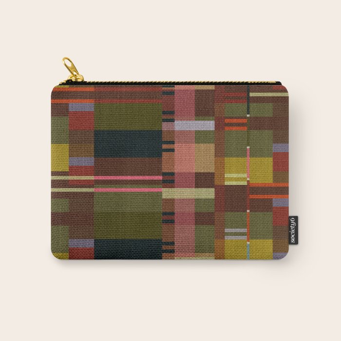 Offset Colorblock Dark Carry All Pouch Gallery Image 1