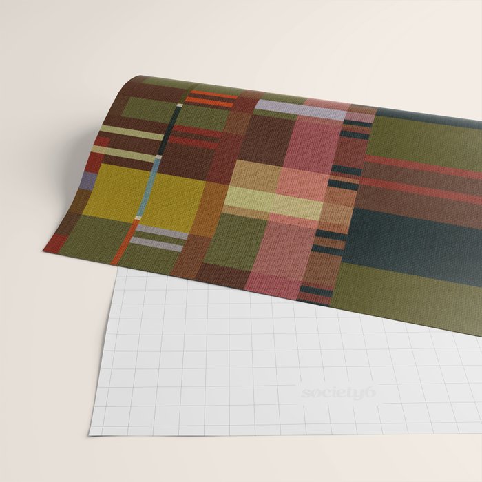 Offset Colorblock Dark Wrapping Paper Gallery Image 2