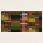 Offset Colorblock Dark Desk Mat Gallery Image 3