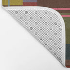 Offset Colorblock Dark Bath Mat Gallery Image 2