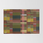Offset Colorblock Dark Rug Gallery Image 2