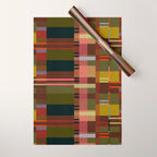 Offset Colorblock Dark Wrapping Paper Gallery Image 1
