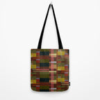Offset Colorblock Dark Tote Bag Gallery Image 2